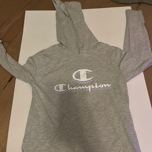 Champion long sleeve shirt with hood